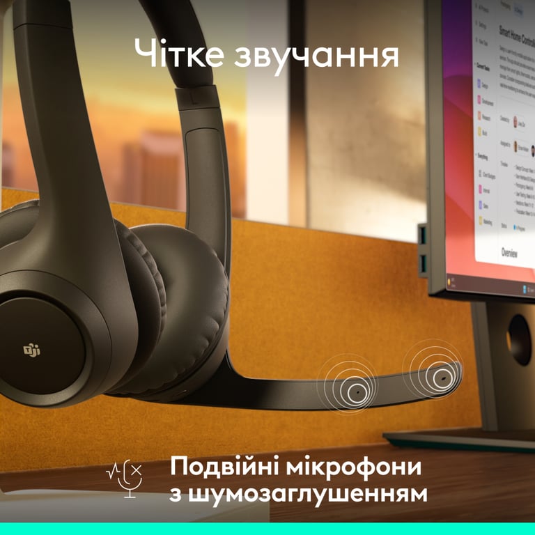 Навушники Logitech Zone 305 for Business Bluetooth Black (981-001458) - фото 11