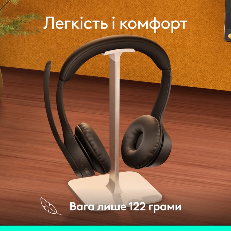 Навушники Logitech Zone 305 for Business Bluetooth Black (981-001458) - фото 12