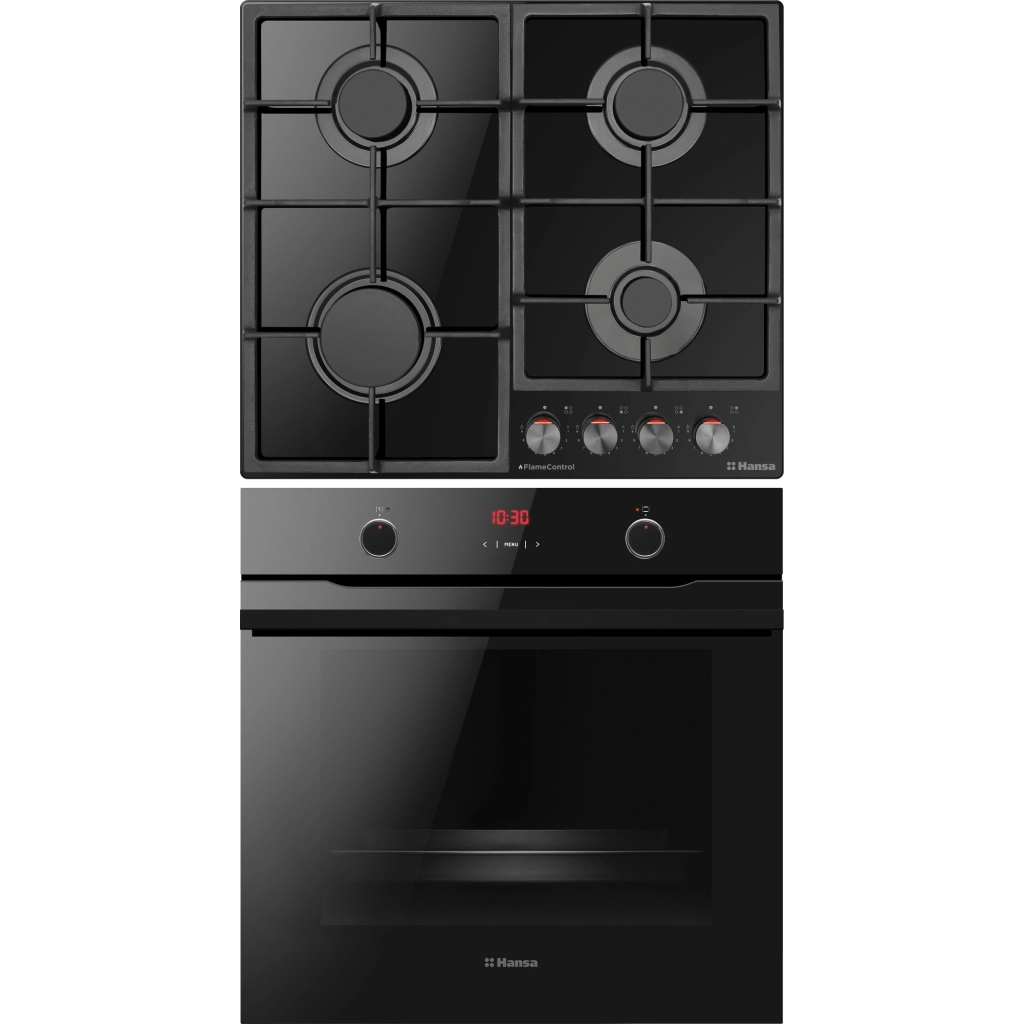 Комплект вбудованої техніки Hansa Духова шафа + варильна панель газова (FCGS69326) Комплект вбудованої техніки Hansa Духова шафа + варильна панель газова (FCGS69326)