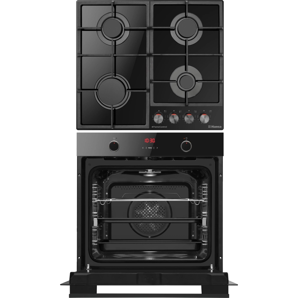 Комплект вбудованої техніки Hansa Духова шафа + варильна панель газова (FCGS69326) - фото 2 Комплект вбудованої техніки Hansa Духова шафа + варильна панель газова (FCGS69326) - фото 2