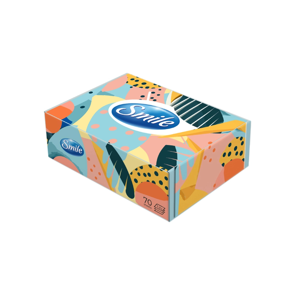 Серветки косметичні Smile 3 шари 70 листів Дизайн коробки в асортименті (4823071662016) - фото 2 Серветки косметичні Smile 3 шари 70 листів Дизайн коробки в асортименті (4823071662016) - фото 2