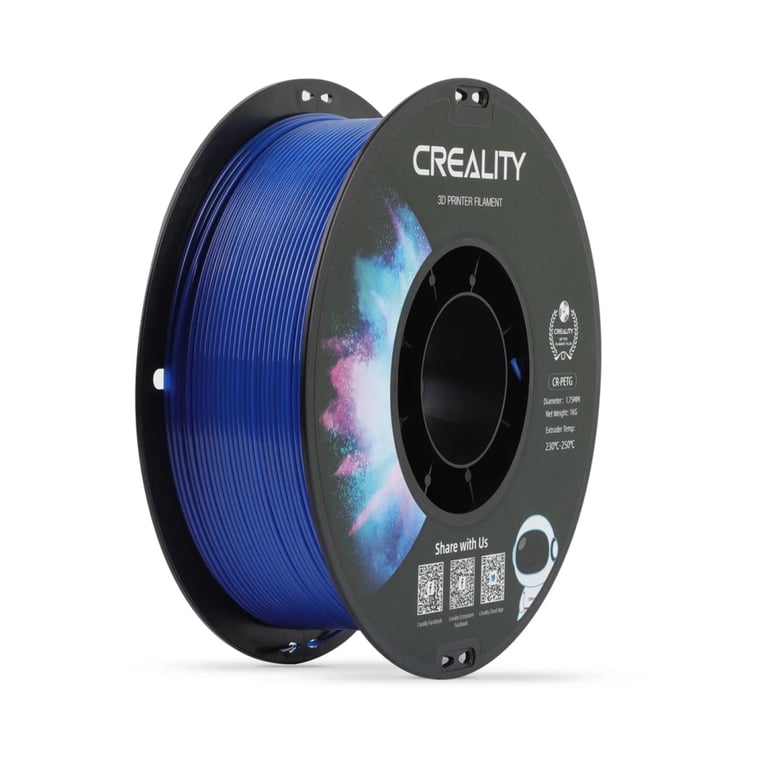 Пластик для 3D-принтера Creality PETG 1.75мм, blue, 1кг (3301030032) - фото 1