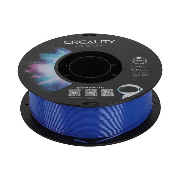 Пластик для 3D-принтера Creality PETG 1.75мм, blue, 1кг (3301030032) - фото 2
