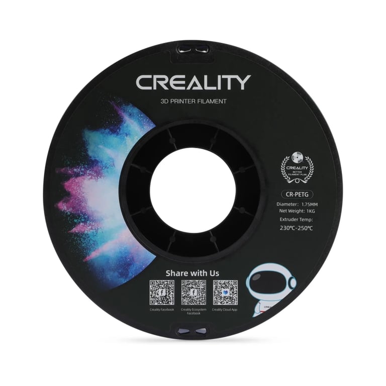 Пластик для 3D-принтера Creality PETG 1.75мм, blue, 1кг (3301030032) - фото 4