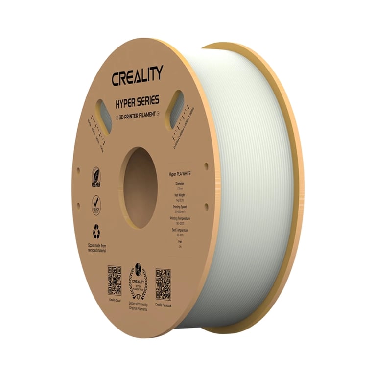 Пластик для 3D-принтера Creality PLA Hyper 1кг, 1.75мм, white (3301010335) - фото 1