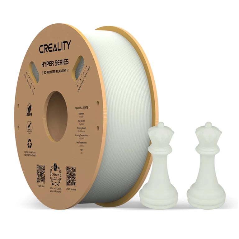 Пластик для 3D-принтера Creality PLA Hyper 1кг, 1.75мм, white (3301010335) - фото 3