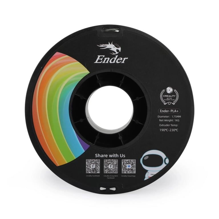 Пластик для 3D-принтера Creality PLA+ 1кг, 1.75мм, gray (3301010308) - фото 4