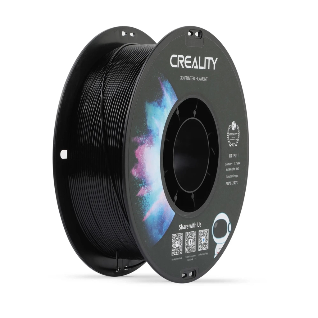 Пластик для 3D-принтера Creality TPU-95A 1кг, 1.75мм, black (3301040040) - фото 1 Пластик для 3D-принтера Creality TPU-95A 1кг, 1.75мм, black (3301040040) - фото 1