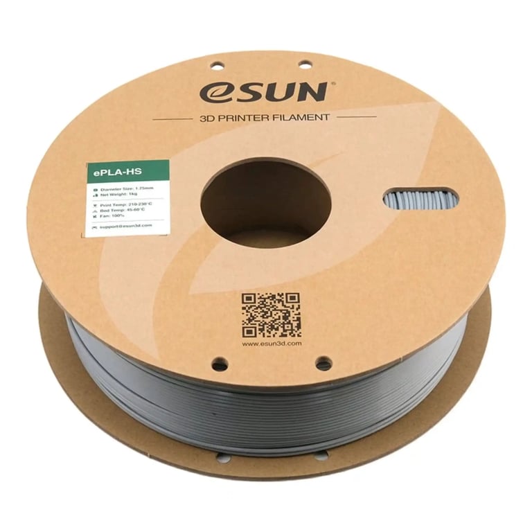 Пластик для 3D-принтера eSUN ePLA+HS, 1,75мм, 1кг, gray (EPLA+HS-P175H1) - фото 3