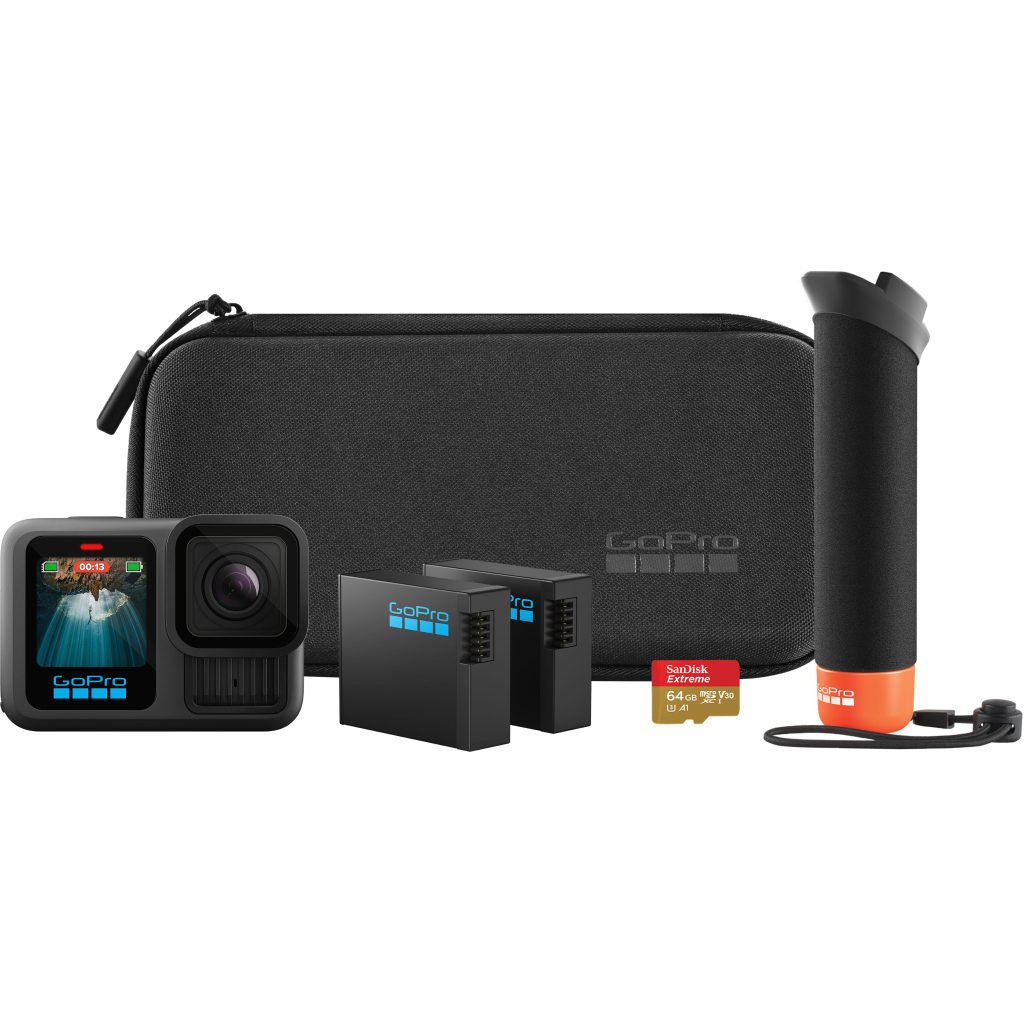 Екшн-камера GoPro HERO13 Black + Enduro + SD Card + Handler Floating (CHDRB-131-RW) Екшн-камера GoPro HERO13 Black + Enduro + SD Card + Handler Floating (CHDRB-131-RW)