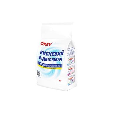 Відбілювач O'KEY Кисневий 100% 1 кг (4820049384246) - фото 1