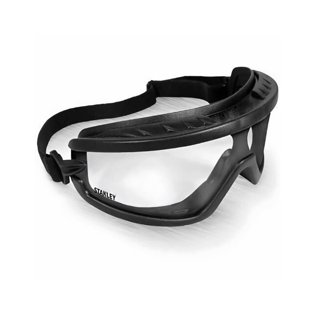 Захисні окуляри Stanley Black Frame Cle прозорі, полікарбонатні (SY240-1D) - фото 1 Захисні окуляри Stanley Black Frame Cle прозорі, полікарбонатні (SY240-1D) - фото 1