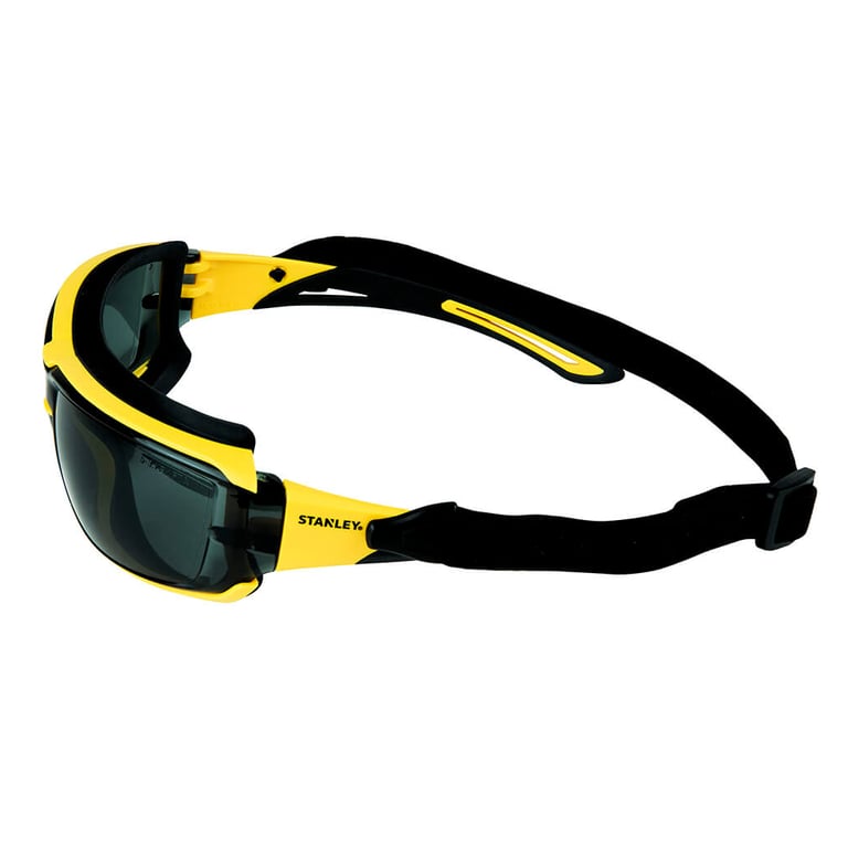 Захисні окуляри Stanley Rubber Gasket, тоновані, полікарбонатні, з м'якими гумовими дужками (SYE15-21D) - фото 4
