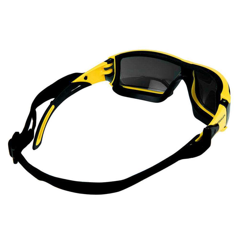 Захисні окуляри Stanley Rubber Gasket, тоновані, полікарбонатні, з м'якими гумовими дужками (SYE15-21D) - фото 5 Захисні окуляри Stanley Rubber Gasket, тоновані, полікарбонатні, з м'якими гумовими дужками (SYE15-21D) - фото 5