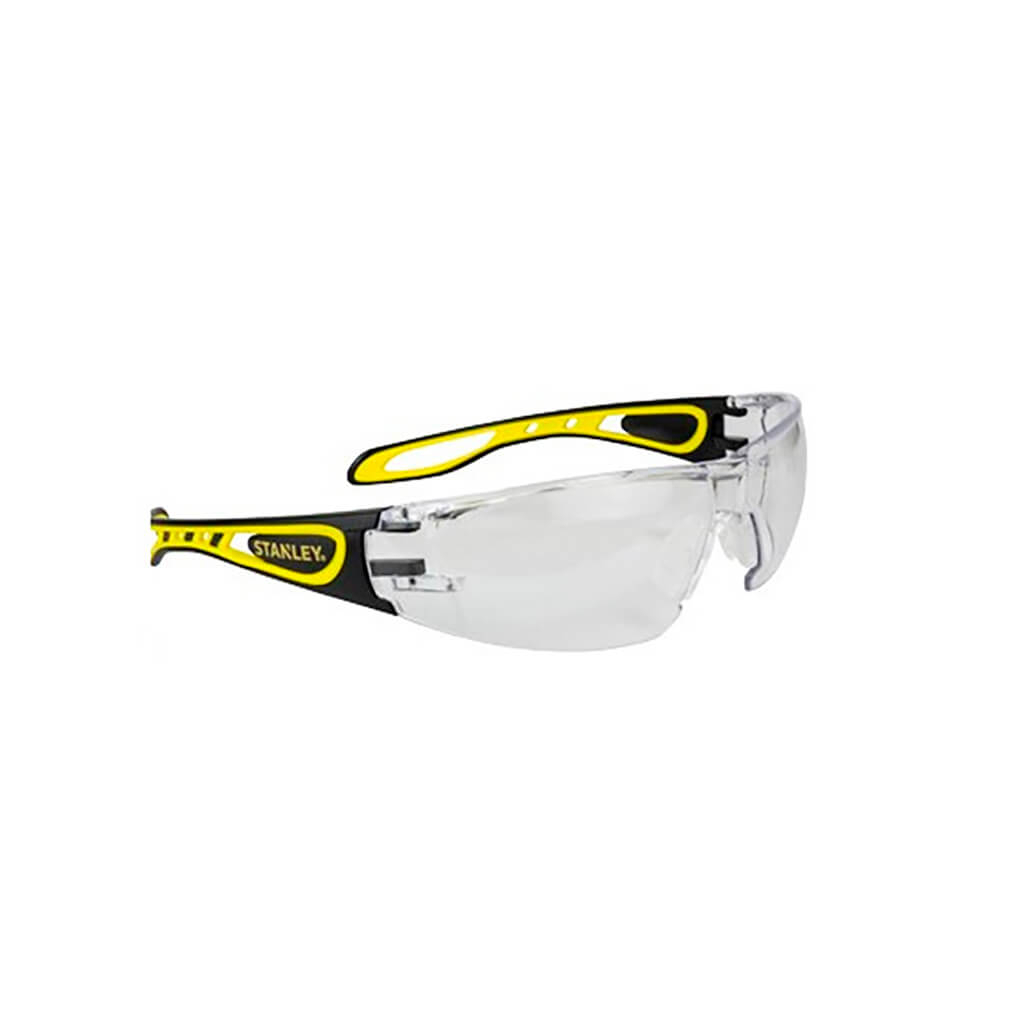 Захисні окуляри Stanley Wrap Around, прозорі, полікарбонатні, з м'якими гумовими дужками (SYE17-10D) - фото 1