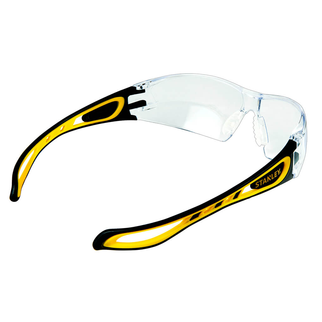 Захисні окуляри Stanley Wrap Around, прозорі, полікарбонатні, з м'якими гумовими дужками (SYE17-10D) - фото 2 Захисні окуляри Stanley Wrap Around, прозорі, полікарбонатні, з м'якими гумовими дужками (SYE17-10D) - фото 2