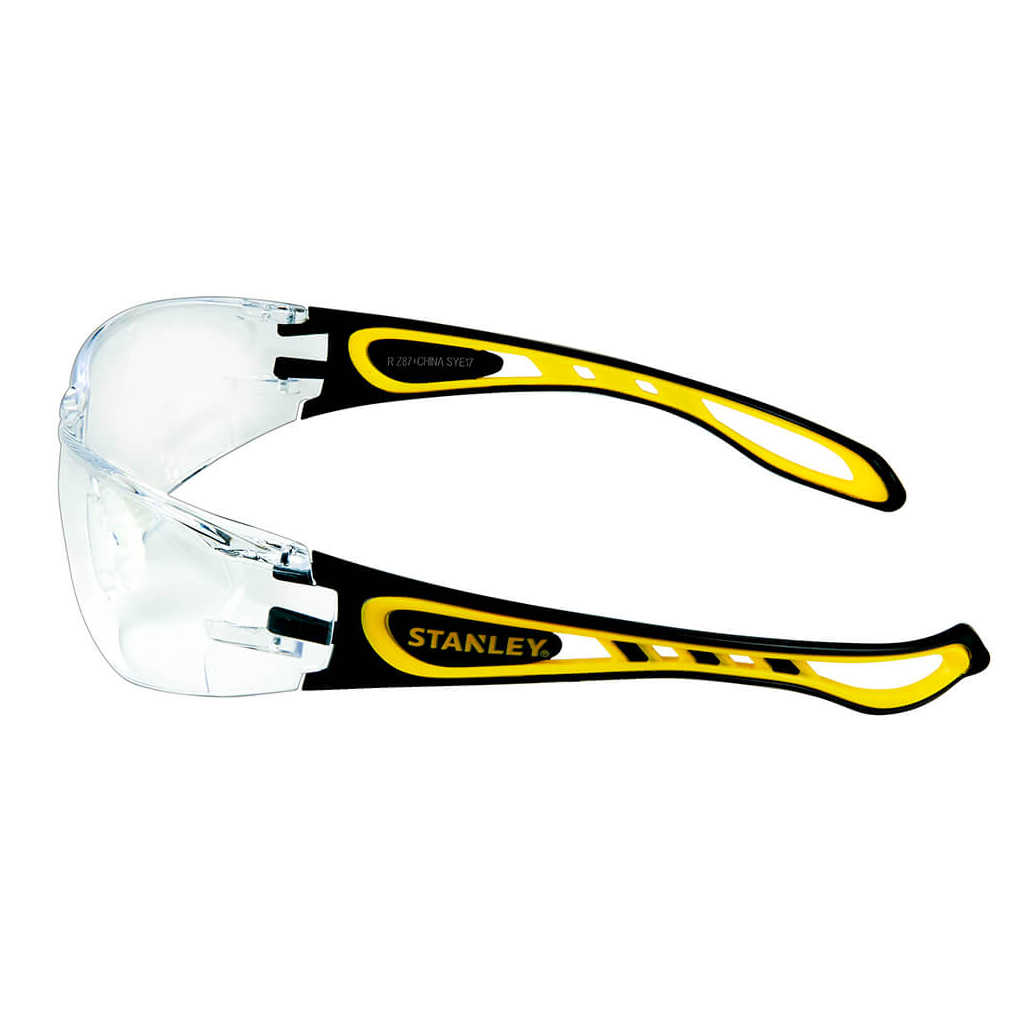 Захисні окуляри Stanley Wrap Around, прозорі, полікарбонатні, з м'якими гумовими дужками (SYE17-10D) - фото 3 Захисні окуляри Stanley Wrap Around, прозорі, полікарбонатні, з м'якими гумовими дужками (SYE17-10D) - фото 3
