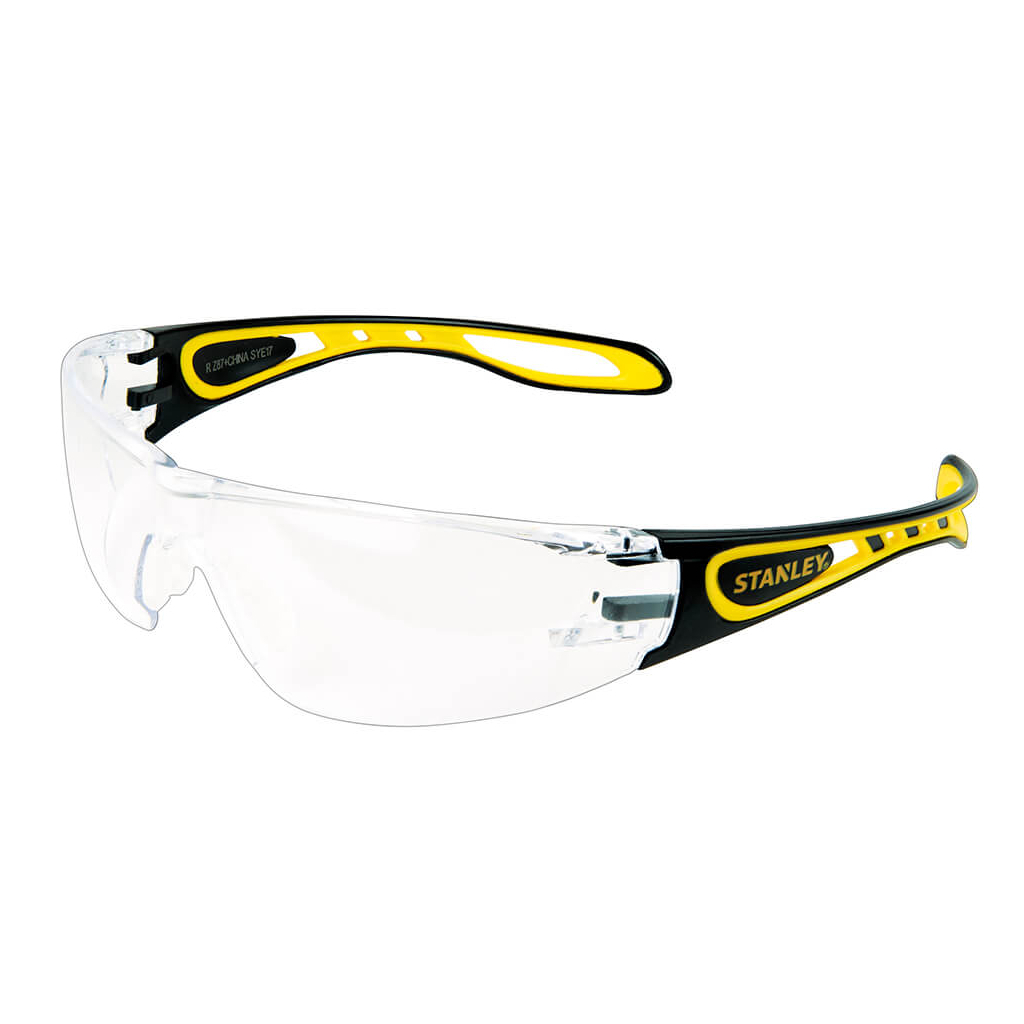 Захисні окуляри Stanley Wrap Around, прозорі, полікарбонатні, з м'якими гумовими дужками (SYE17-10D) - фото 4 Захисні окуляри Stanley Wrap Around, прозорі, полікарбонатні, з м'якими гумовими дужками (SYE17-10D) - фото 4