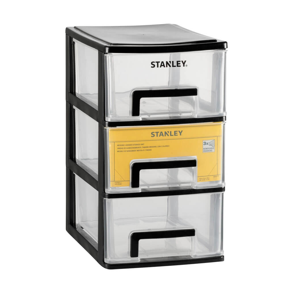 Ящик для інструментів Stanley вертикальний з 3-ма висувними відділеннями, пластмасовий, 239x180x302 мм (STST40711-1) - фото 1 Ящик для інструментів Stanley вертикальний з 3-ма висувними відділеннями, пластмасовий, 239x180x302 мм (STST40711-1) - фото 1