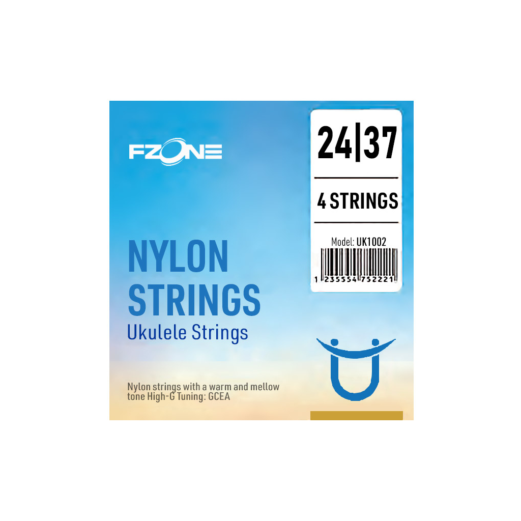 Струни для гітари Fzone Ukulele Soprano (24-37) (UK1002) - фото 1