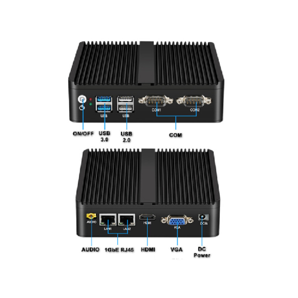 Промисловий ПК Syncotek GOLE BOX-1 J4125/8GB/128GB SSD/USBx4/RS232x2/LANx2VGA/HDMI (S-PC-0089) Промисловий ПК Syncotek GOLE BOX-1 J4125/8GB/128GB SSD/USBx4/RS232x2/LANx2VGA/HDMI (S-PC-0089)