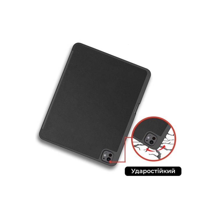 Чохол до планшета AirOn Premium SOFT iPad Pro 13 2024 + Film Black (4822352781129) - фото 5