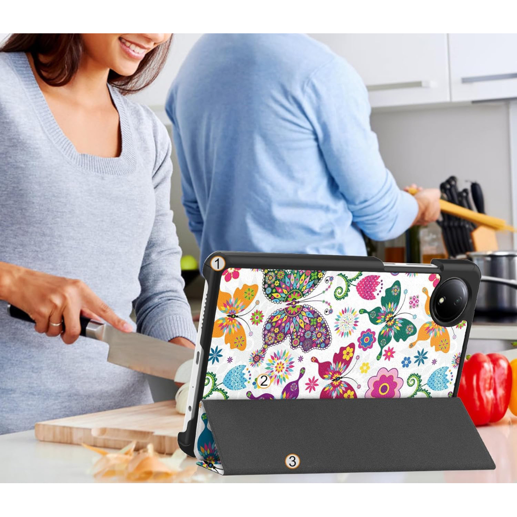 Чохол до планшета BeCover Smart Case Xiaomi Redmi Pad SE 8.7" Butterfly (711910) - фото 6 Чохол до планшета BeCover Smart Case Xiaomi Redmi Pad SE 8.7" Butterfly (711910) - фото 6