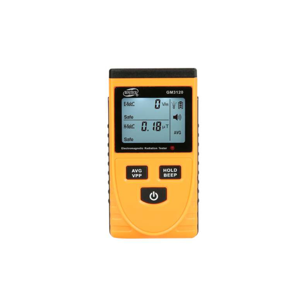 Детектор будівельний Benetech тестер електромагнітного випромінювання (1-1999В/м, 0.01-19,99μt) (GM3120) - фото 1