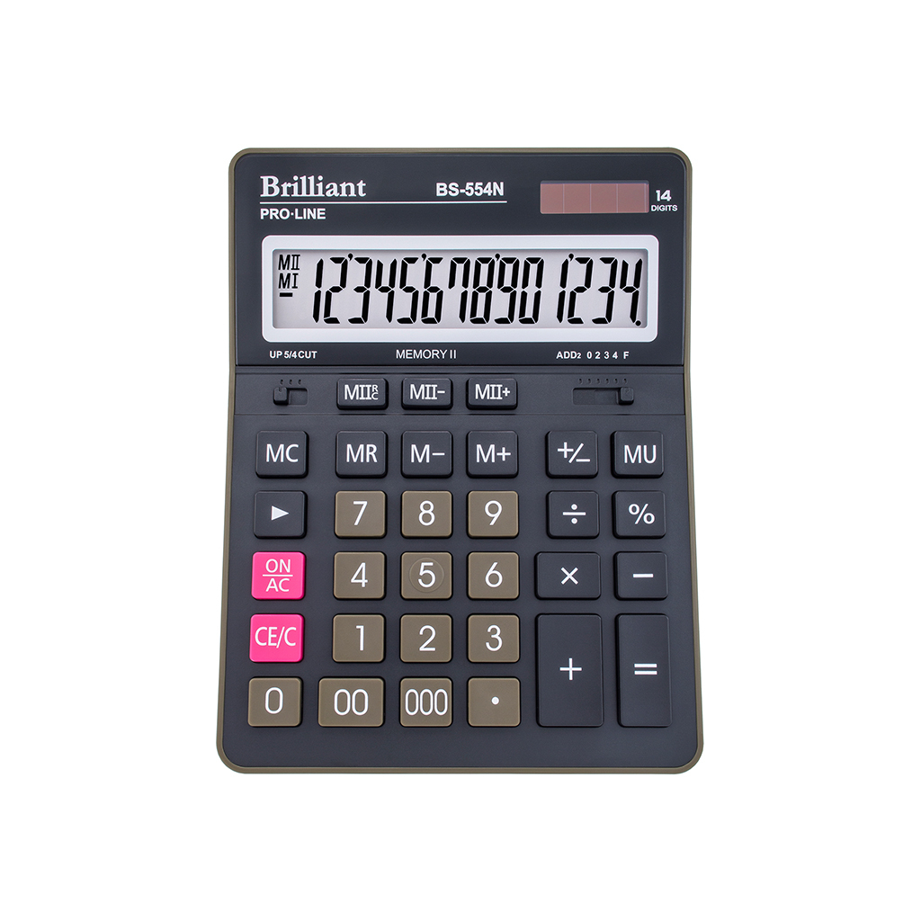 Калькулятор Brilliant BS-554N - фото 1 Калькулятор Brilliant BS-554N - фото 1