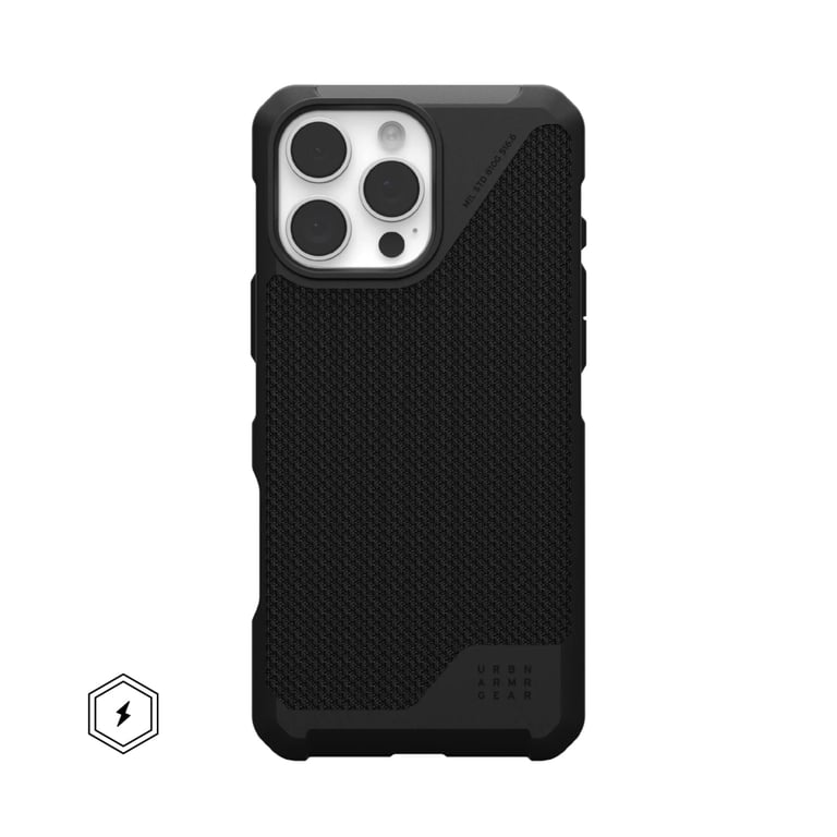 Чохол до мобільного телефона UAG iPhone 16 Pro Max Metropolis LT Magsafe Kevlar Black (114453113940) - фото 1