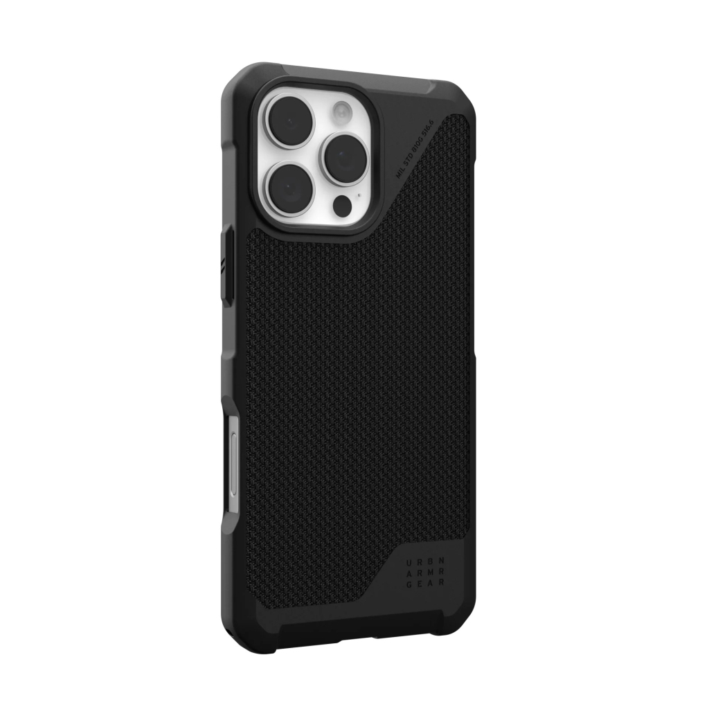 Чохол до мобільного телефона UAG iPhone 16 Pro Max Metropolis LT Magsafe Kevlar Black (114453113940) - фото 2 Чохол до мобільного телефона UAG iPhone 16 Pro Max Metropolis LT Magsafe Kevlar Black (114453113940) - фото 2