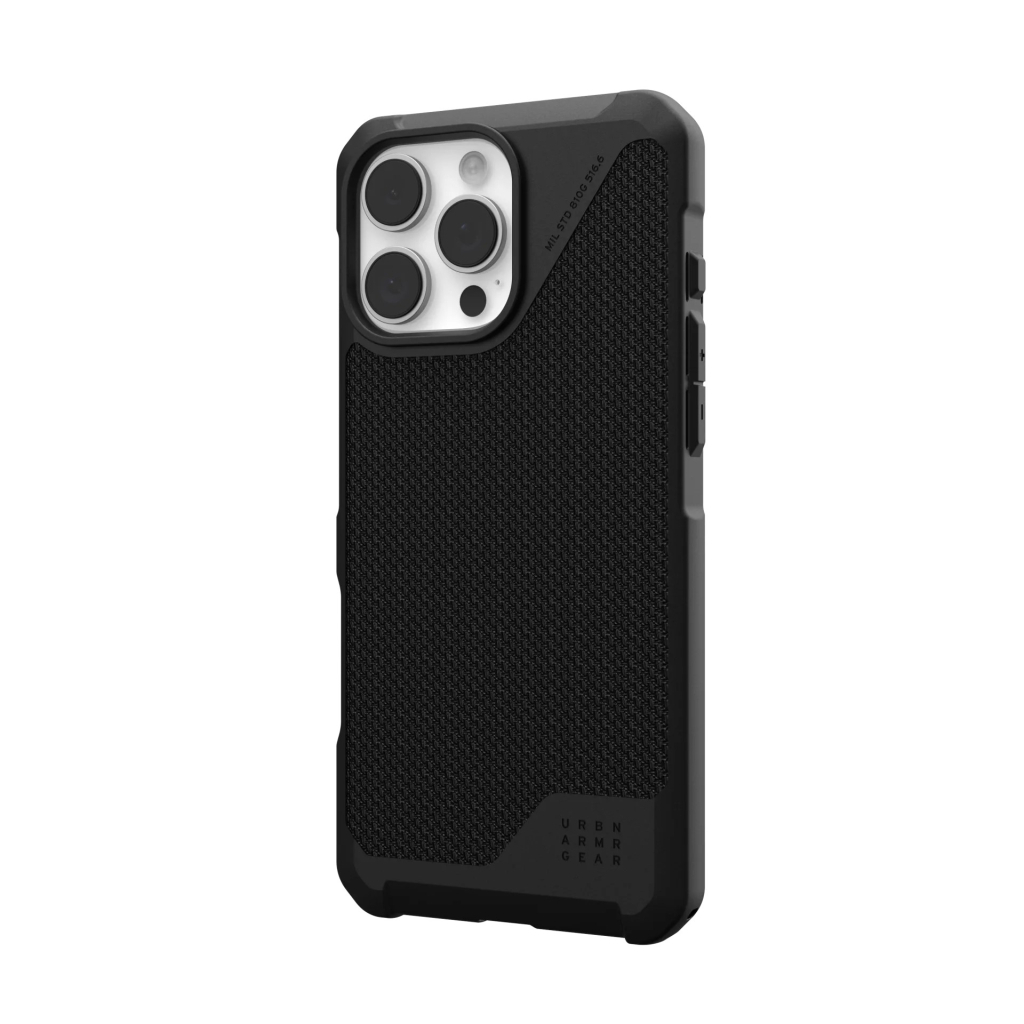 Чохол до мобільного телефона UAG iPhone 16 Pro Max Metropolis LT Magsafe Kevlar Black (114453113940) - фото 3 Чохол до мобільного телефона UAG iPhone 16 Pro Max Metropolis LT Magsafe Kevlar Black (114453113940) - фото 3