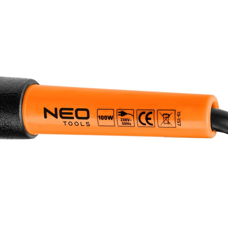 Паяльник електричний Neo Tools 100Вт 500°C нікельована мідь (19-157) - фото 7