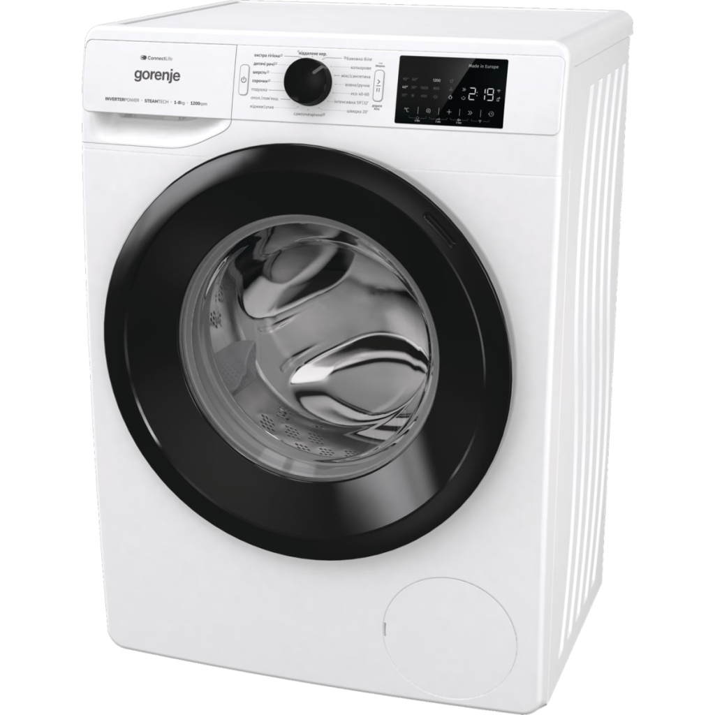 Пральна машина Gorenje WPNEI82SBSWIFI - фото 2 Пральна машина Gorenje WPNEI82SBSWIFI - фото 2