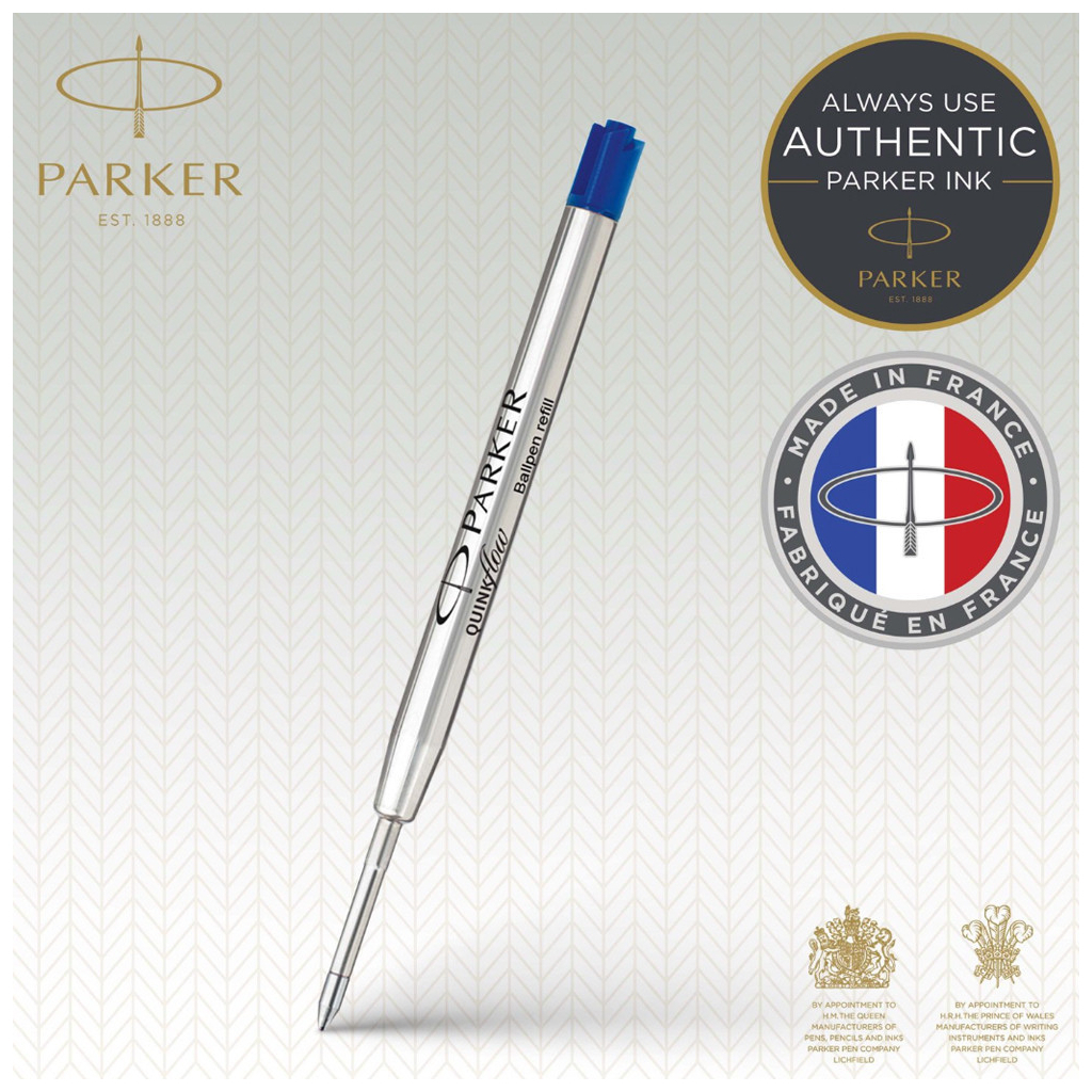 Стержень кульковий Parker QuinkFlow синій M блістер (10 232BLU) - фото 2 Стержень кульковий Parker QuinkFlow синій M блістер (10 232BLU) - фото 2