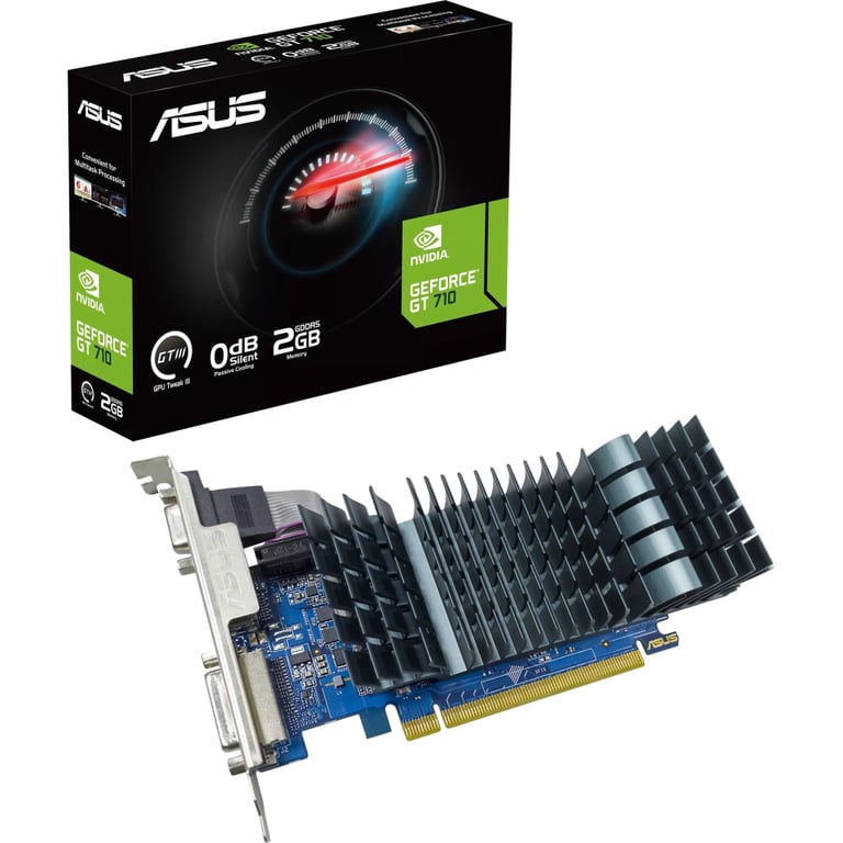 Відеокарта GeForce GT710 2048Mb ASUS (GT710-SL-2GD5-BRK-EVO) - фото 5