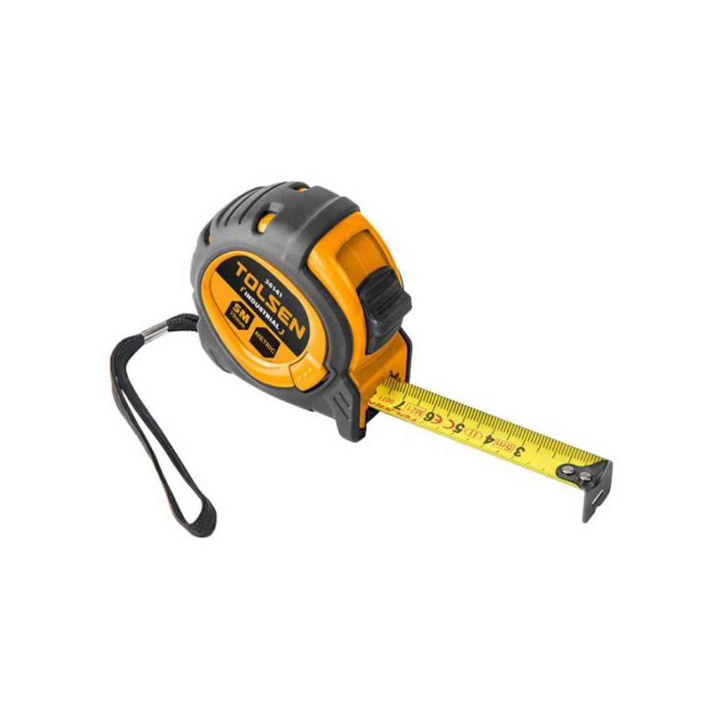 Рулетка Tolsen 5 м х 25 мм пластик гума (36142) - фото 1 Рулетка Tolsen 5 м х 25 мм пластик гума (36142) - фото 1