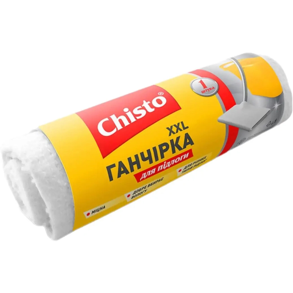 Ганчірка для підлоги Chisto XXL 1 шт. (4820164151228) - фото 1 Ганчірка для підлоги Chisto XXL 1 шт. (4820164151228) - фото 1