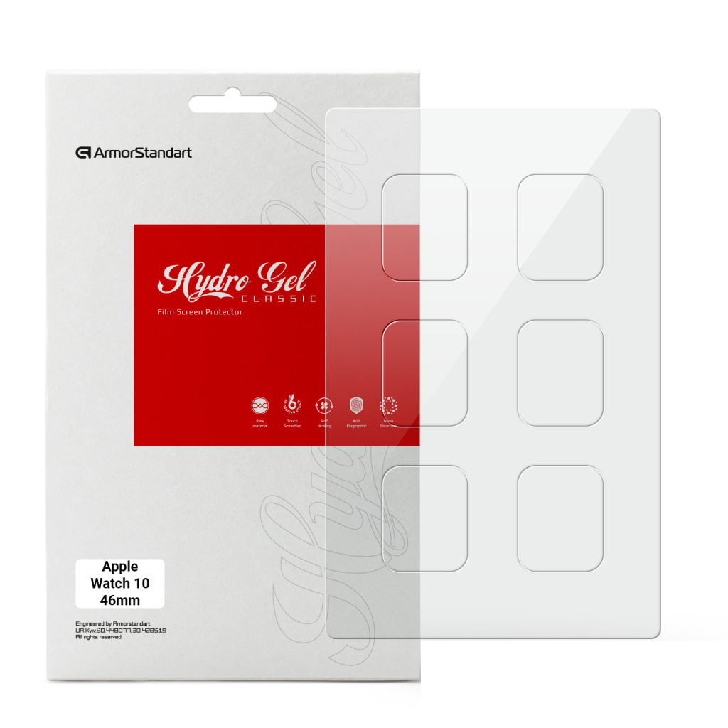 Плівка захисна Armorstandart Apple Watch 10 46mm 6 pcs (ARM81142) - фото 1