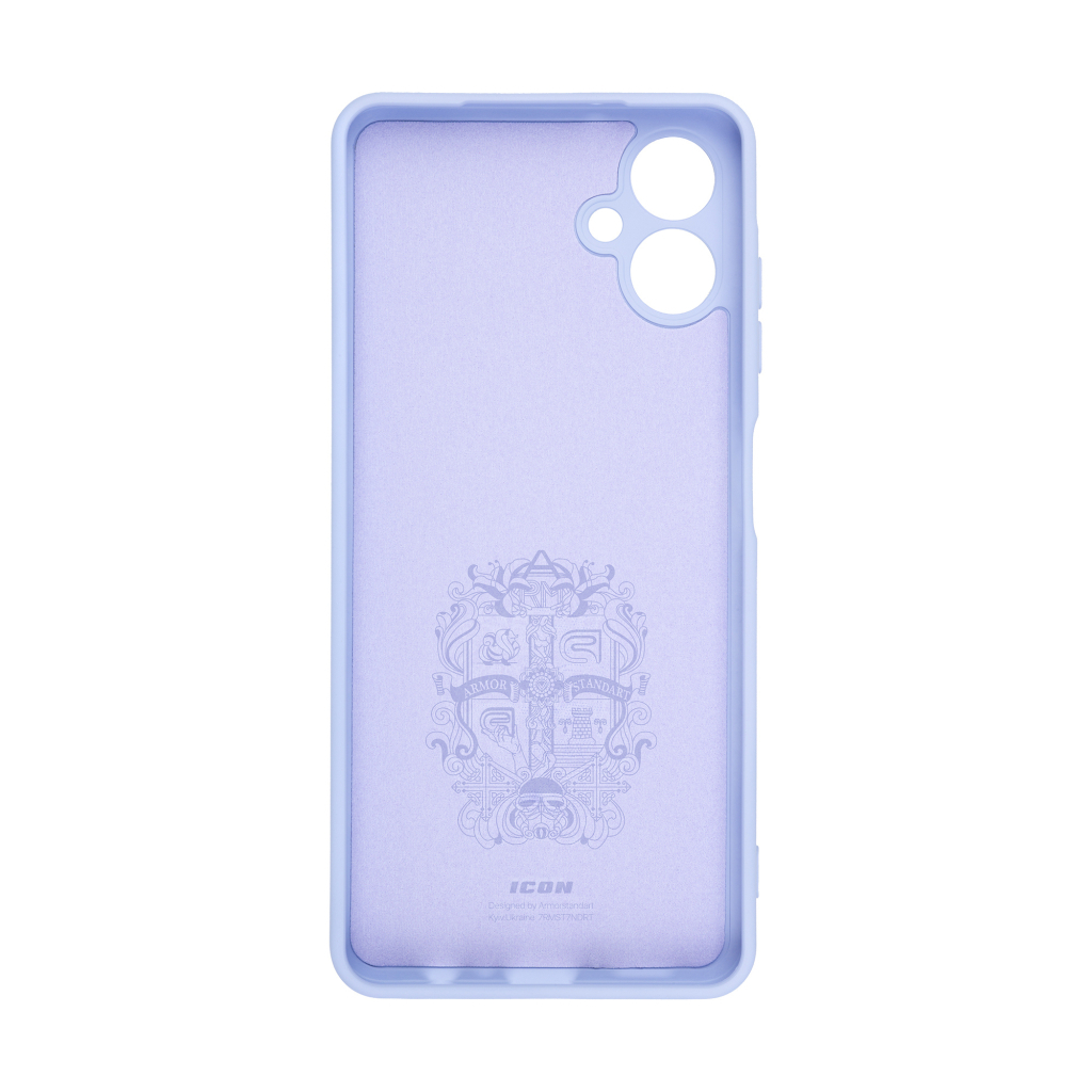 Чохол до мобільного телефона Armorstandart ICON Samsung A06 (A065) Camera cover Lavender (ARM80137) - фото 2 Чохол до мобільного телефона Armorstandart ICON Samsung A06 (A065) Camera cover Lavender (ARM80137) - фото 2