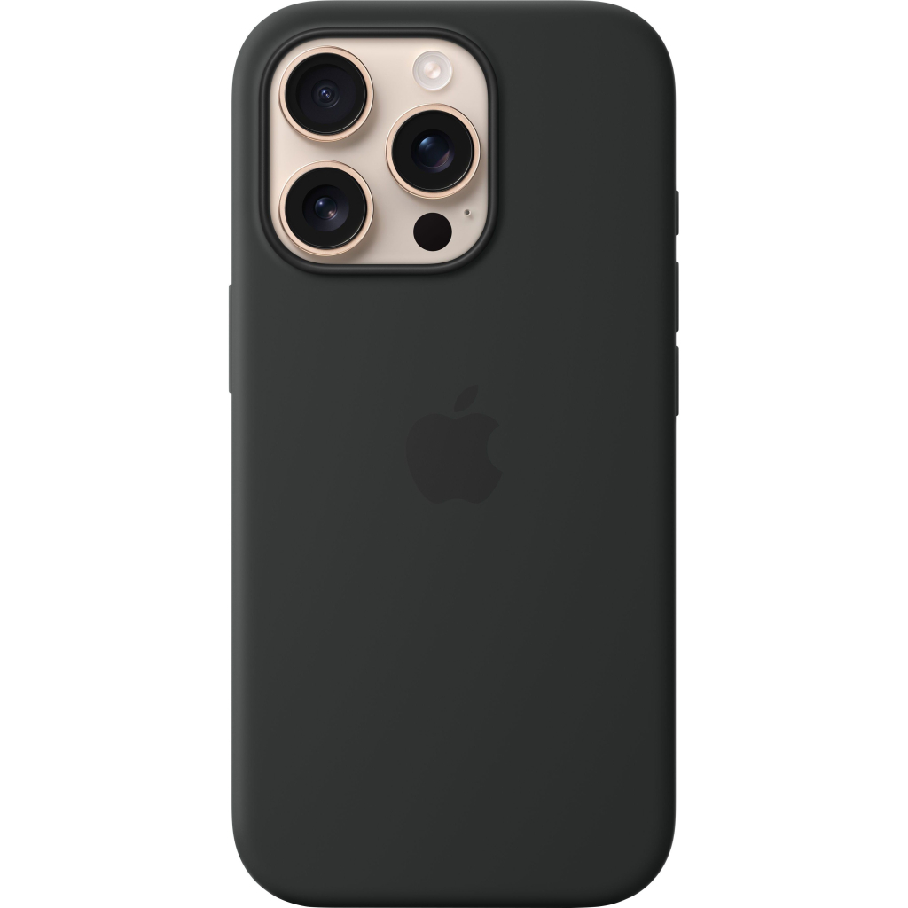 Чохол до мобільного телефона Apple iPhone16 Pro Silicone Case with MagSafe - Black (MYYJ3ZM/A) - фото 1