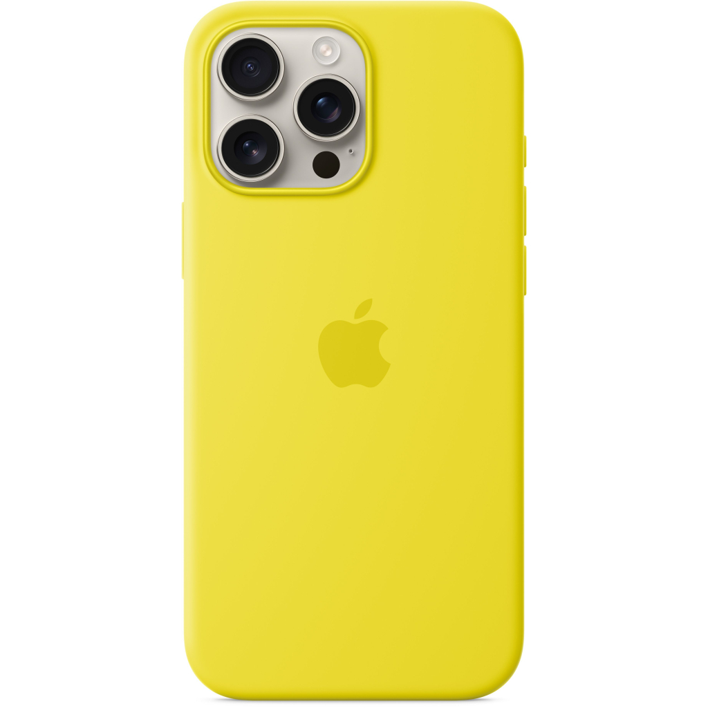 Чохол до мобільного телефона Apple iPhone16 Pro Max Silicone Case with MagSafe - Star Fruit (MA7U4ZM/A) - фото 2 Чохол до мобільного телефона Apple iPhone16 Pro Max Silicone Case with MagSafe - Star Fruit (MA7U4ZM/A) - фото 2
