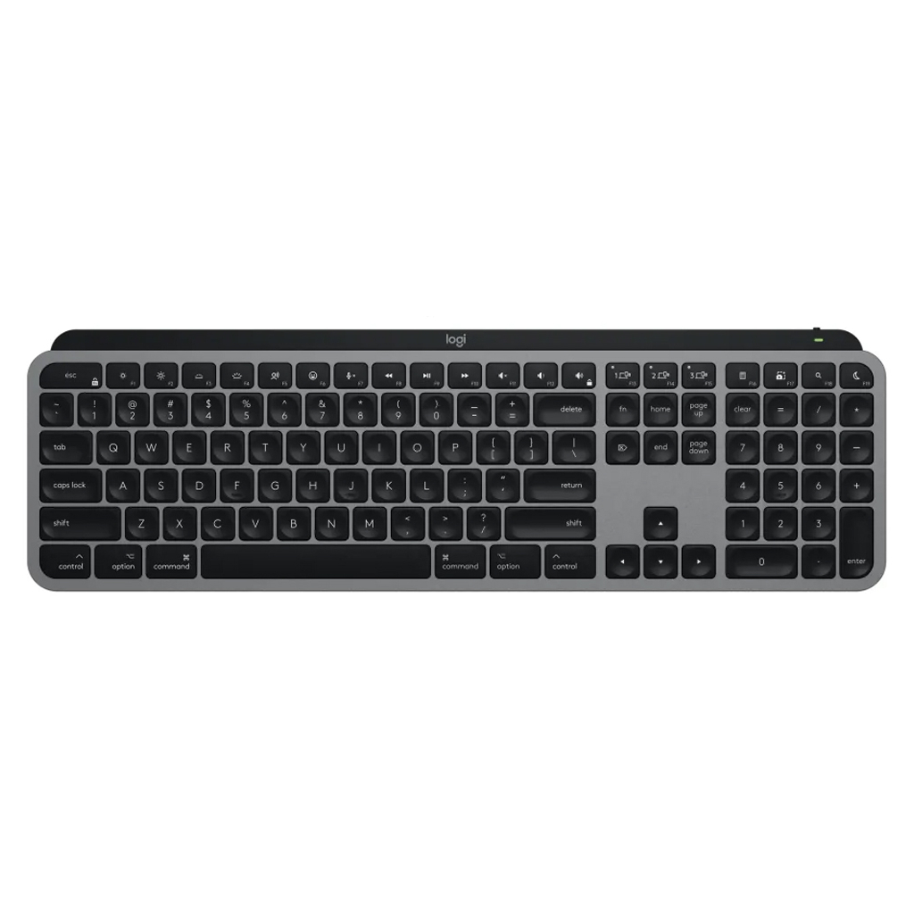 Клавіатура Logitech MX Keys S для MAC Bluetooth/Wireless UA Space Grey (920-011637) - фото 1
