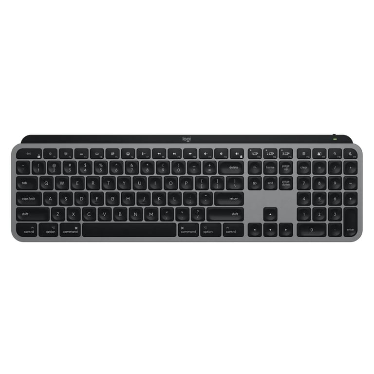 Клавіатура Logitech MX Keys S для MAC Bluetooth/Wireless UA Space Grey (920-011637) - фото 1
