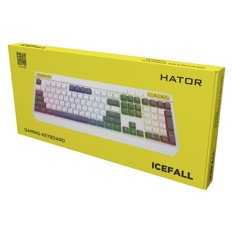 Клавіатура Hator Icefall USB White (HTK405UA) - фото 5