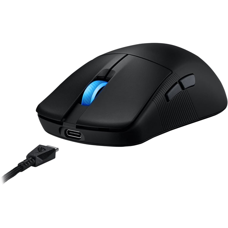Мишка ASUS ROG Harpe Ace Mini Wireless/Bluetooth/USB Black (90MP03Z0-BMUA00) - фото 8