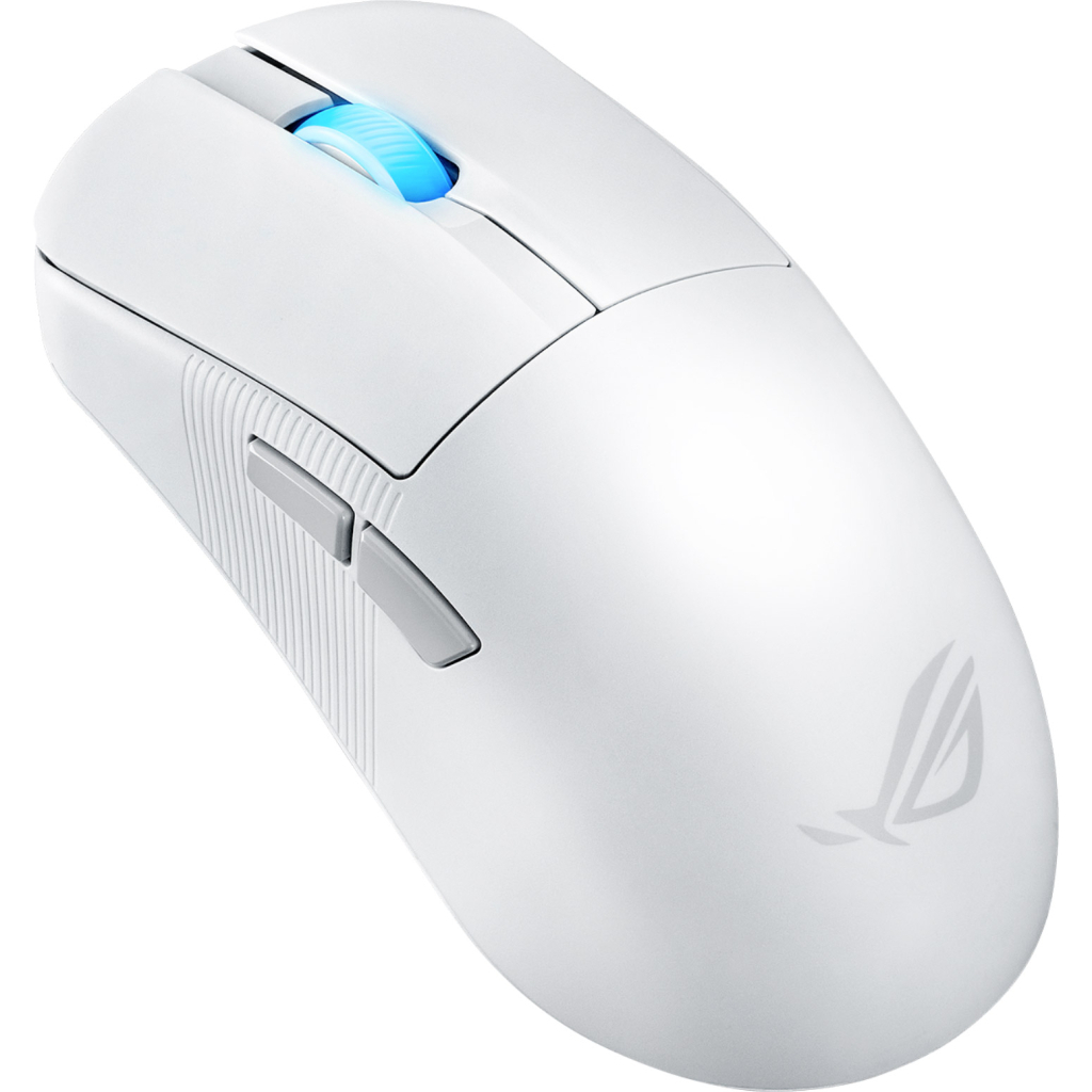 Мишка ASUS ROG Harpe Ace Mini Wireless/Bluetooth/USB White (90MP03Z0-BMUA10) - фото 2 Мишка ASUS ROG Harpe Ace Mini Wireless/Bluetooth/USB White (90MP03Z0-BMUA10) - фото 2