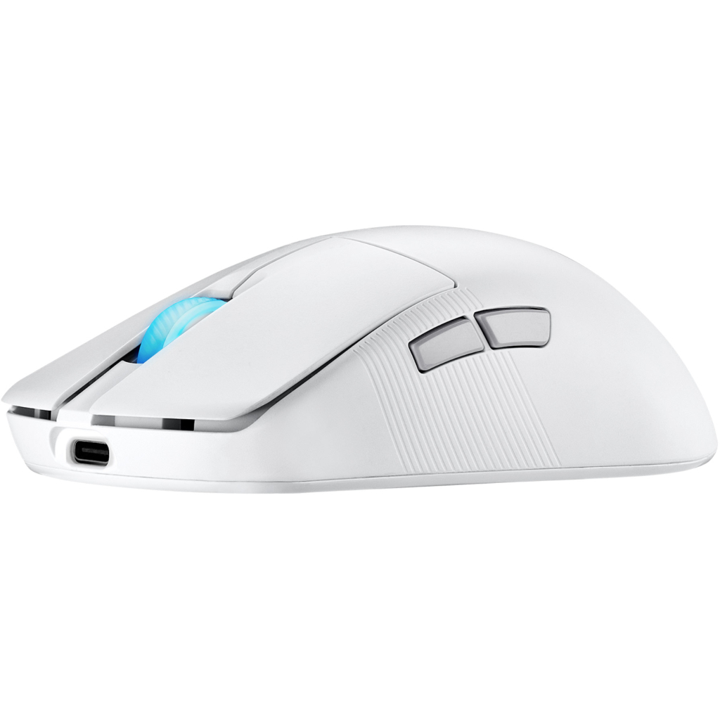 Мишка ASUS ROG Harpe Ace Mini Wireless/Bluetooth/USB White (90MP03Z0-BMUA10) - фото 5 Мишка ASUS ROG Harpe Ace Mini Wireless/Bluetooth/USB White (90MP03Z0-BMUA10) - фото 5