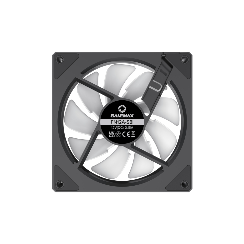 Кулер до корпусу Gamemax FN12A-S8I - фото 10 Кулер до корпусу Gamemax FN12A-S8I - фото 10