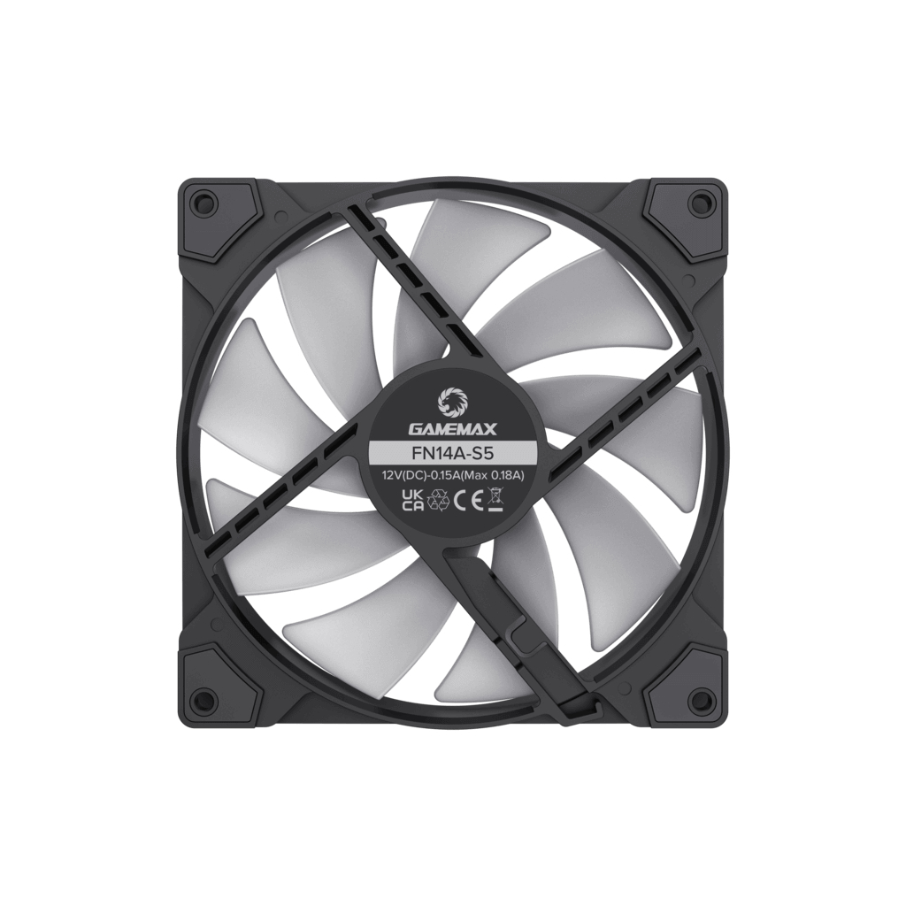 Кулер до корпусу Gamemax FN14A-S5 - фото 8 Кулер до корпусу Gamemax FN14A-S5 - фото 8